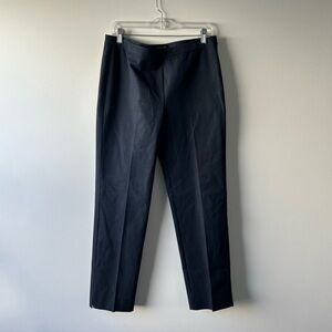 Lafayette 148 New York navy blue slim leg Bleecker pants